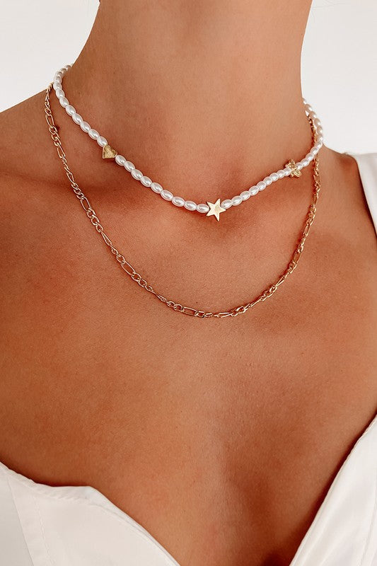 Pearl necklace Set