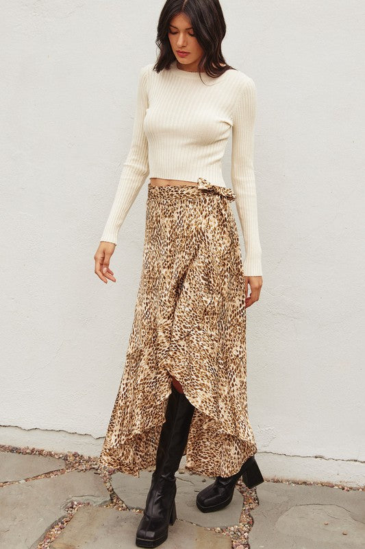 Backstage Wrap Skirt