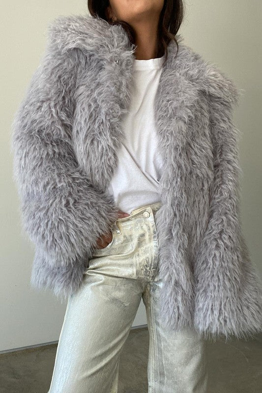 Karl Vegan Fur Coat