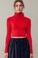 Aziel Cropped Turtleneck