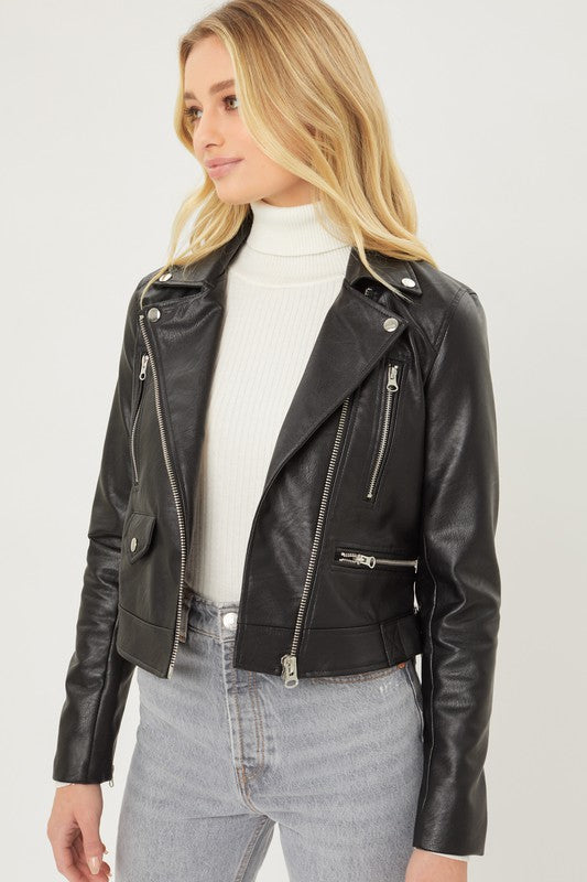 Betty Vegan Leather Jacket