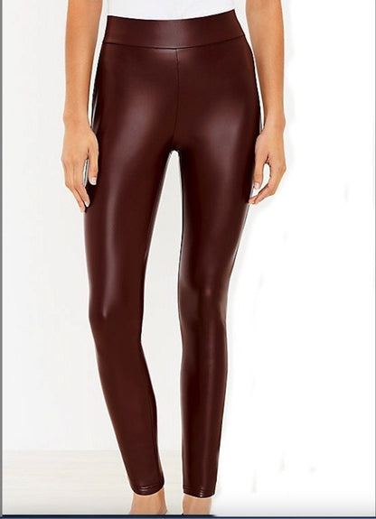 Alicia Vegan Leather Legging