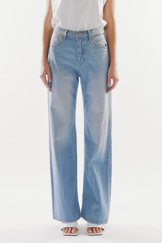 Nineties Flare Split Hem Jeans