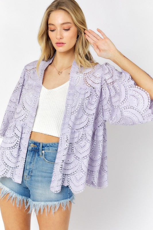 Violet Cardigan